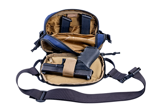 картинка Cумка кобура Козырь-2  для пистолета синяя от магазина gear-craft.ru
